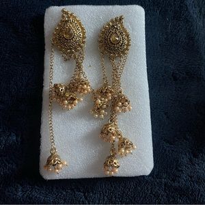 Indian party earrings mini jhumka  set